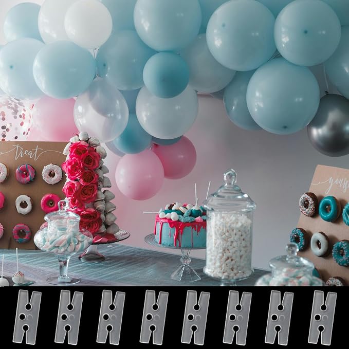200pcs Plastic Balloon Clips Ties - Image 4