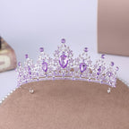 Princess Tiara and Crown for Women Wedding Tiaras for Bridal girls Tiaras and Crystal Crowns Rhinestone Headband Metal Hair Accessories for Costume Birthday Party Prom Gifts