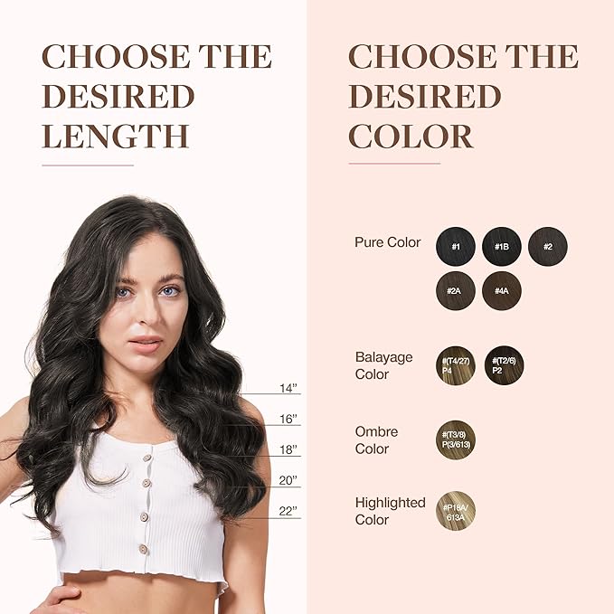 GOO GOO Clip in Hair Extensions Real Human Hair, Remy Human Hair Extensions Clip ins for Women, Natural Human Hair, 22inch 110g 7Pcs, 2 Dark Brown