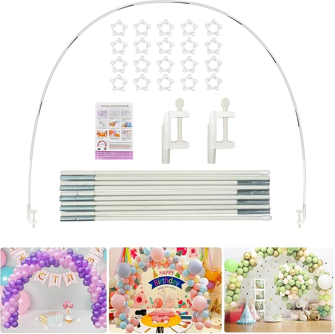 Voircoloria 13ft Table Balloon Arch Stand Frame by Voircoloria