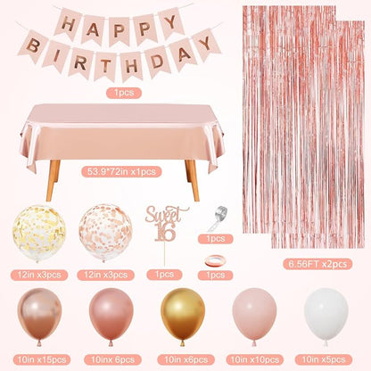 Amandir Sweet 16th Birthday Decorations - Image 2