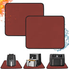 Heat Resistant Mats for Countertop - Firproof 15x18 in Heat Resistant Mats for Air Fryer - Kitchen Countertop Protector for Air Fryer, Coffee Maker, Stand Mixer, Toaster, Oven 2PCS - Red