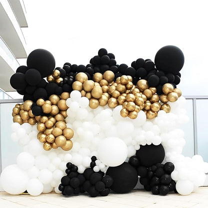 Voircoloria 66pcs Black Latex Party Balloons, 12inch | - Image 4