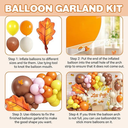 Fall Pink Balloons Garland Arch Kit - Image 9