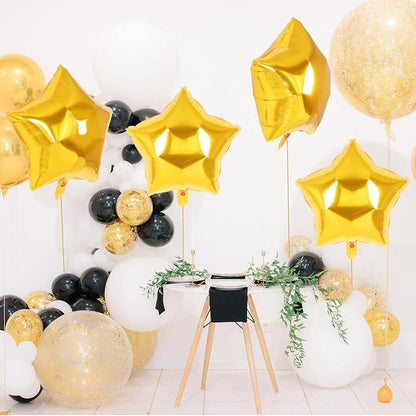20 Pcs Star Balloons, 18 Inch Star Foil Balloons, Stars Shaped Balloon Mylar - Image 3