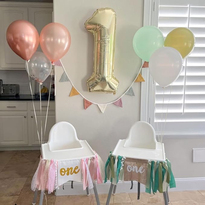 Sage Green Dusty Pink Balloon, 60 Packs 12 Inch Olive Green Retro Pink Balloon - Image 7