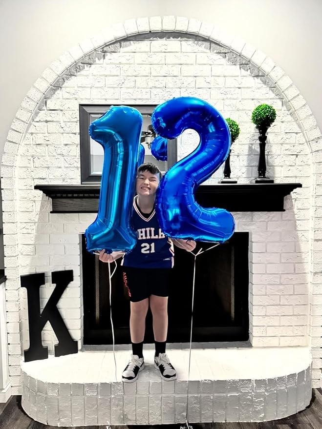 40 Inch Number 3 Balloon, Inflation Straw & Self-Sealing, Leak-Proof Aluminum - Image 3