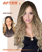 Sunny Hair Tape in Hair Extensions Human Hair Brown Balayage Blonde Tape in Extensions 14 Inch Real Hair Extensions Tape in 20Pcs 50g