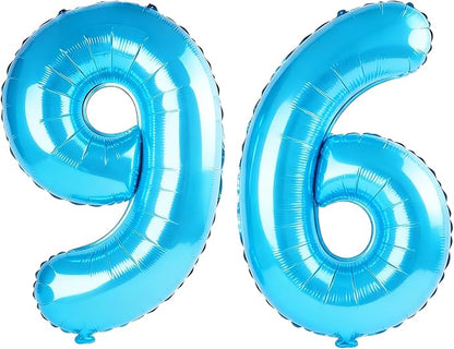 40 Inch Number 96 Balloons for 96th Birthday Party Decorations, 0-100 Jewelry by FOBELEC