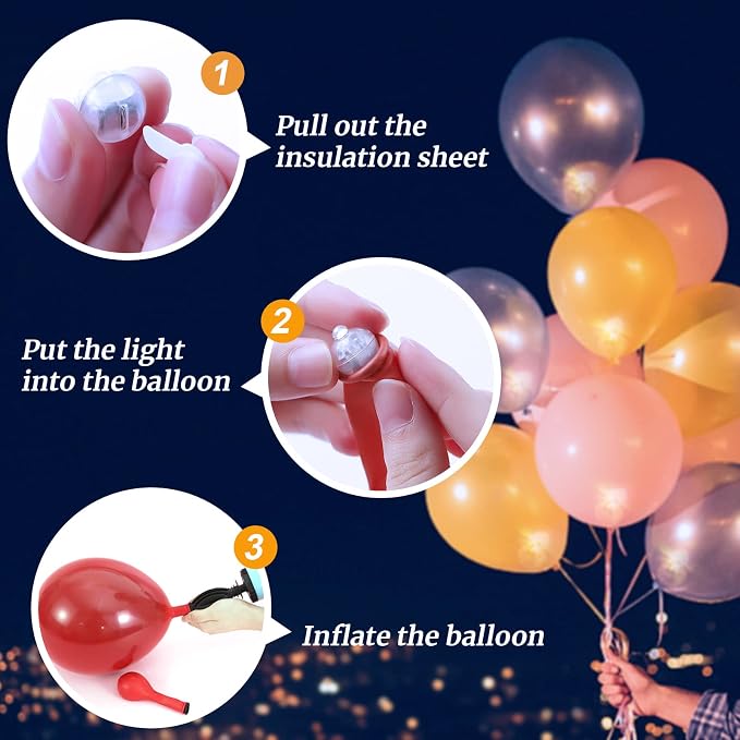 100PCs Mini Led Lights, Led Balloons Light - Image 5