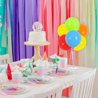 TONIFUL 4 Set Colourful Balloon Stand Balloon Centerpieces - Image 4