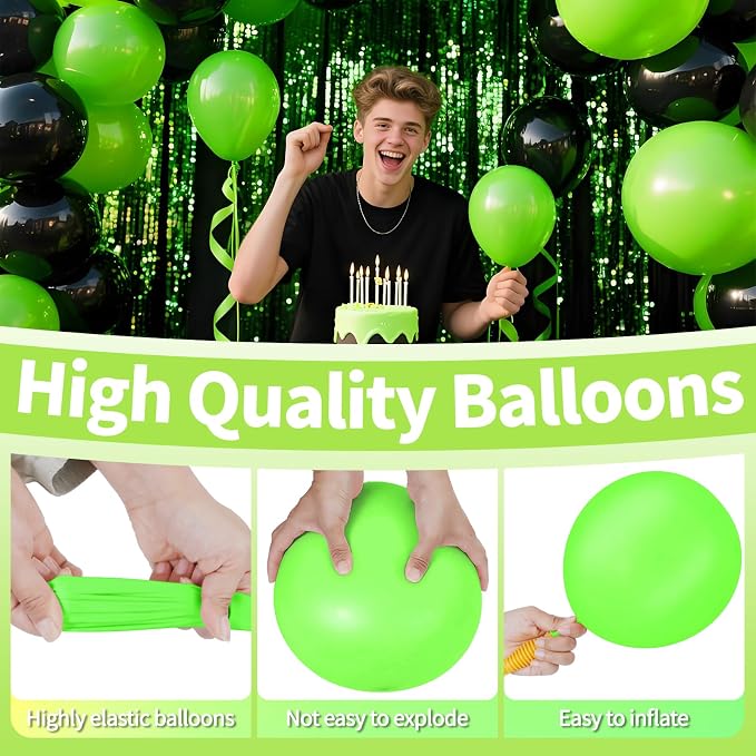 Light Green Balloon Arch Kit 111Pcs 18 12 5 Inch Latex Party Balloons Garland - Image 3