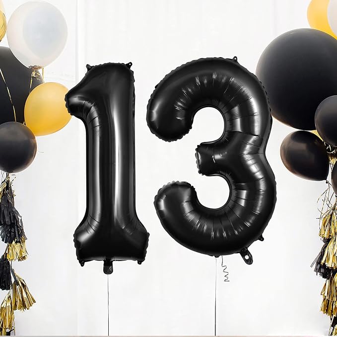 13 Balloon Numbers, Large 13 or 31 Foil Balloons, Big Number Balloon 40 Inch - Image 5