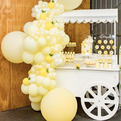 PartyWoo Pastel Yellow Balloons 50pcs Light Pale Yellow Color | Balloons - Image 5