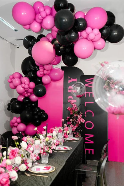 110pcs Black Balloon Arch Kit - Image 7