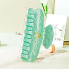 Christmas Gifts for Women Teen Girls - Stocking Stuffers Cute Hair Clips Initial Claw | Birthday Gifts | Bridesmaid Gifts | Preppy Trendy Stuff Personalized Hair Claws Accessories - Green,A