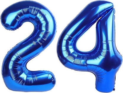Navy Blue 24 Balloon by IWERP