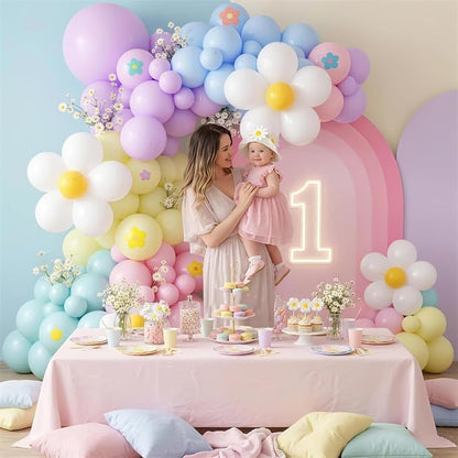 Daisy Balloon Garland Arch Kit - Image 3