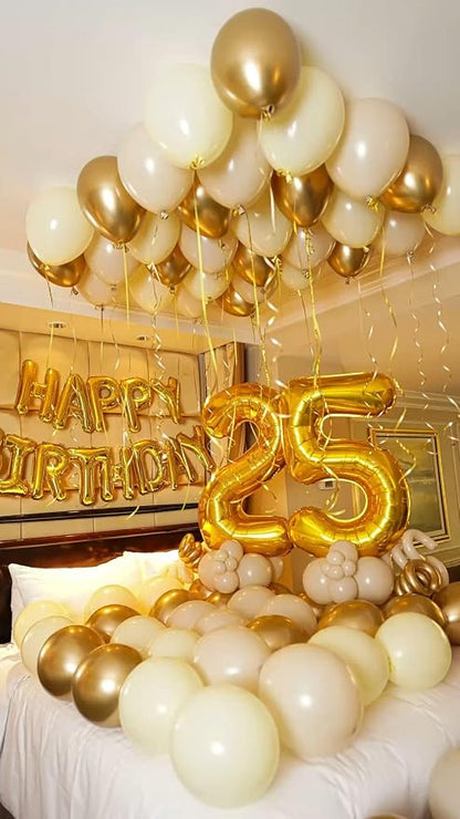 Gold Number 25 Balloon 40 Inch - Image 7