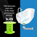 TubShroom Tub Drain Hair Catcher Strainer, Green – Drain Protector and Hair Catcher for Bathroom Drains, Fits 1.5” – 1.75” Bathtub and Shower Tub Drains