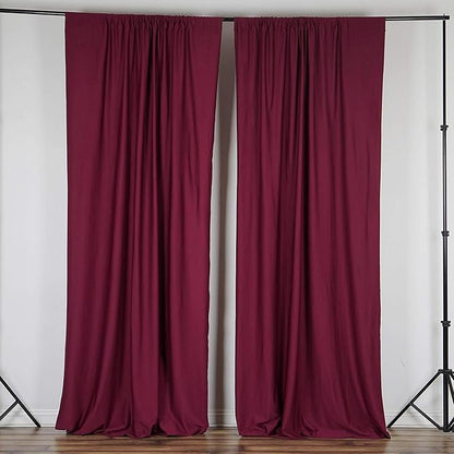 AK TRADING CO. 10 feet x 10 feet Polyester Backdrop Drapes Curtains Panels - Image 5