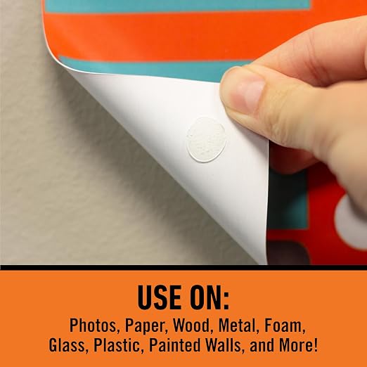 Gorilla Adhesive Dots, Double-Sided Clear | 0.5" Diameter | No Mess | Photo - Image 3