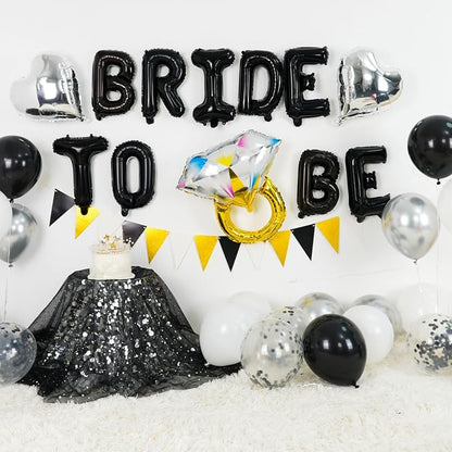 Black and Silver Bachelorette Party Decorations - Image 3