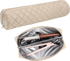 Large Hot Hair Tools Organizer Bag Portable Travel Heat Resistant Storage Case Pouch for Curling Irons, Flat Irons, Hair Straighteners and Styling Tools(17.7" x 3.9")