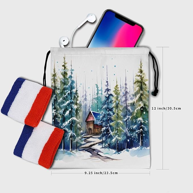 Forest Trees Gymnastics Grip Bag - Image 6