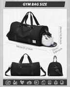 Gym Bag Womens,Travel Duffel Carry on Bag Sport Tote Bag Weekend Overnight Bag