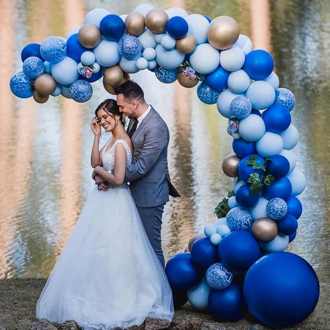 FOTIOMRG Royal Blue Balloons 12 inch, 50 Pack Royal Blue Latex Party Balloons - Image 6