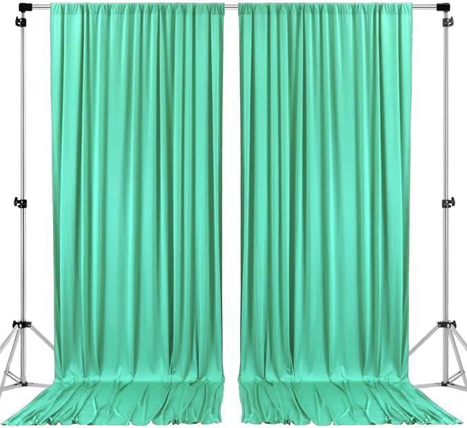 AK TRADING CO. 10 feet x 10 feet Tiffany IFR Polyester Backdrop Drapes Curtains by Fabrics%7CEventDecor%7CCrafts%7CUpholsteryFoam