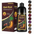 Deep Wine Red Hair Dye Shampoo 3 in 1 for Gray Hair, Instant Hair Dye for Men Women, Long-lasting & Natural Hair Color Shampoo, Effect in Minutes, 16.9 Fl Oz