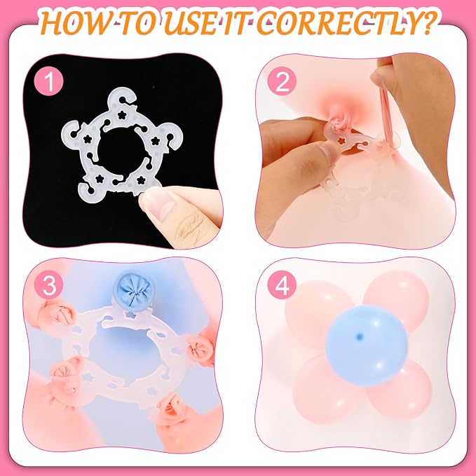 35Pcs Balloon Clips, Balloon Arch Connectors, Garland Holders - Image 4