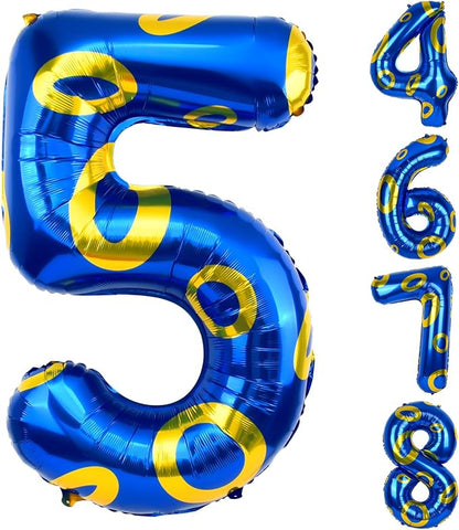 40 Inch Large Vibrant Foil Balloons by AXBMM