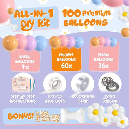 ALL-IN-1 Blue Balloon Arch Kit - Image 2