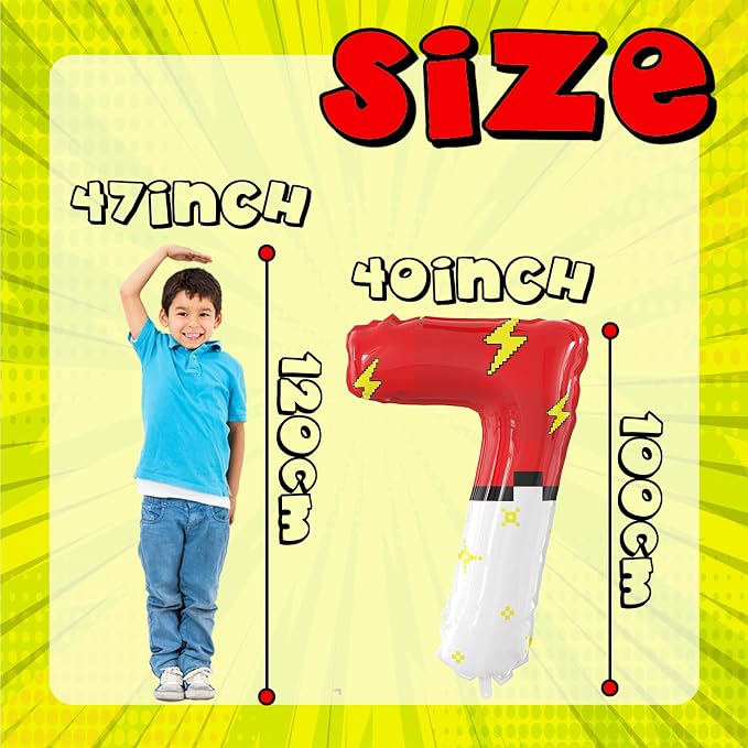 Red White Cartoon Theme Foil Balloons Cartoon Balloons Birthday Party Balloons - Image 2