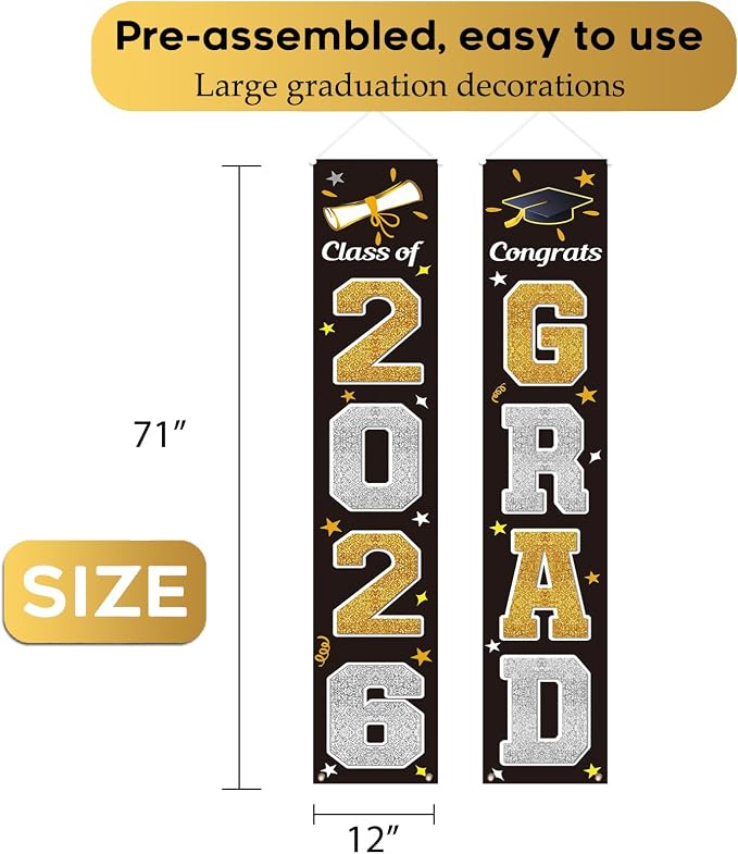 KMUYSL Graduation Decorations Class of 2026, 2026 Graduation Decorations Party - Image 6
