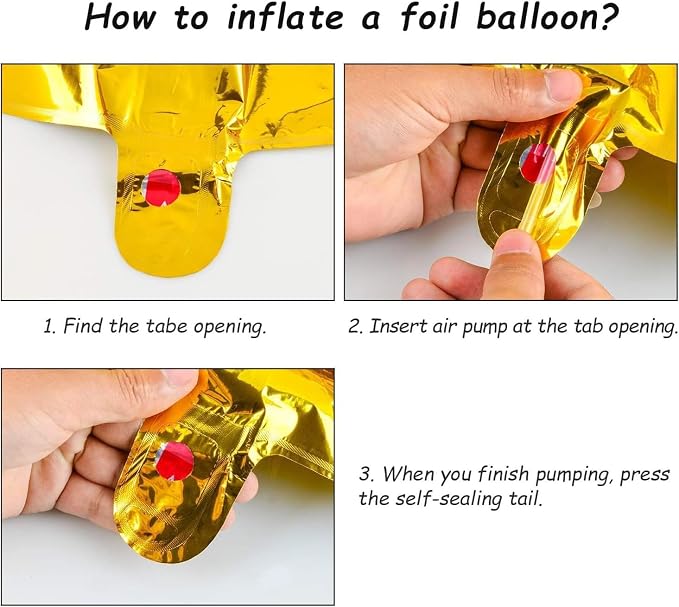40 Inch Gold Foil Number Balloons - Image 6