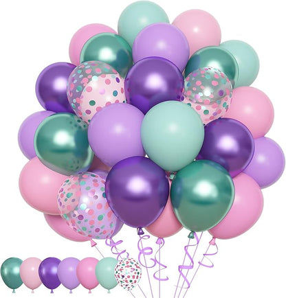 Amandir 153pcs Mermaid Balloon Garland Arch Kit Different Sizes | 18 12 10 5 - Image 3