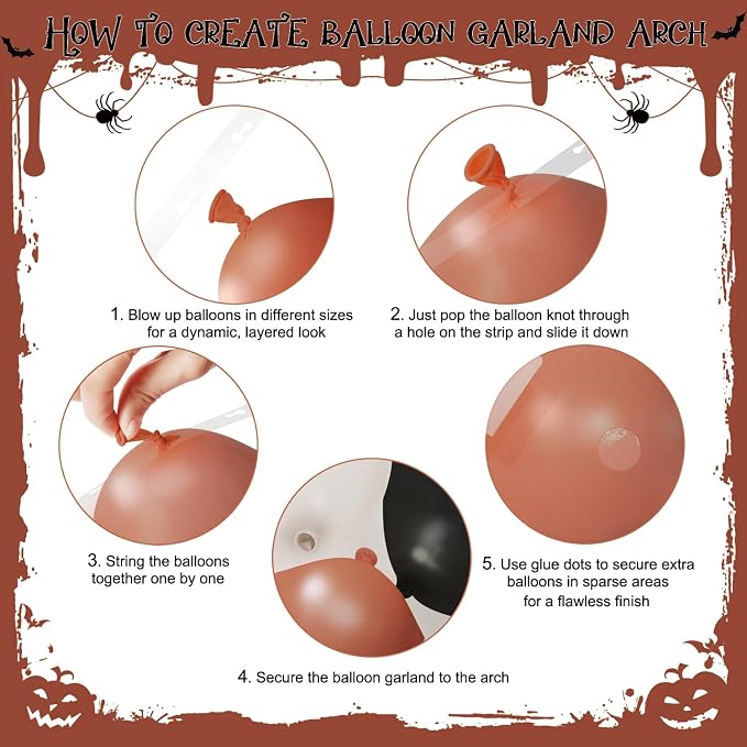 Halloween Balloon Garland Arch Kit - Image 7