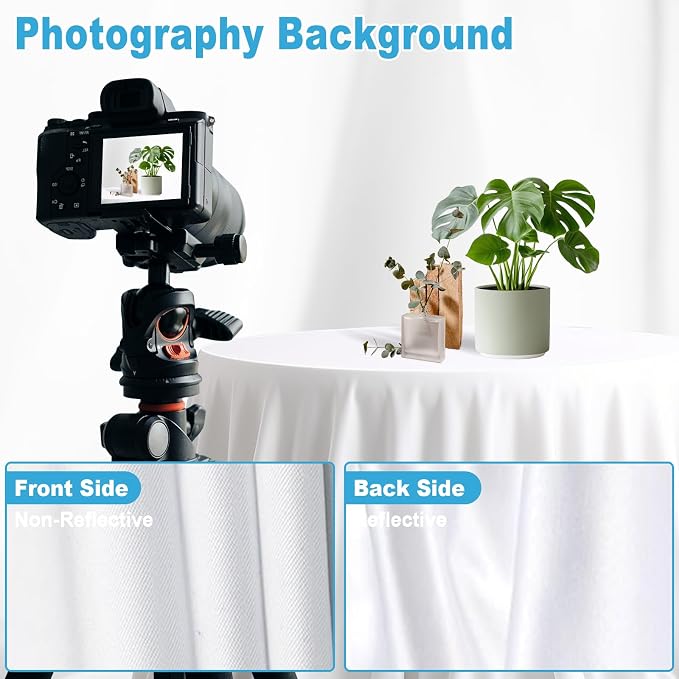 White Photography Backdrop for Photoshoot, 8x10 FT | Versatile Studio Photo - Image 7