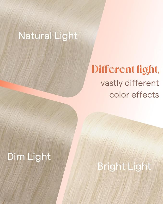 Sunny Hair Tape in Hair Extensions Real Human Hair Invisible Remy Hair Extensions Tape ins for Women White Blonde 24 inch 25G