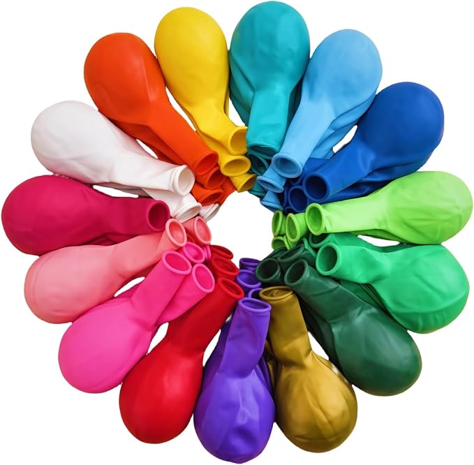 300 Pcs 12 Inch Balloons 15 Kinds Colors Latex Colorful Party Balloon Bulk by ZWZLIULIAN