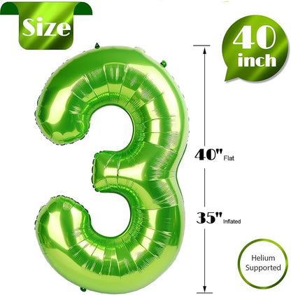 Light Green 3 Balloon - Image 5