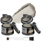 Root Cover Up Powder for Women - Light Gray Hairline Powder for Bald Spots, Eyebrows, Beard Line, Light-Blonde Hair Fibers for Thinning Hair Shadow Powder 2 Pack