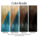 Adore Semi Permanent Hair Color (117 Aquamarine) | Vegan & Cruelty-Free Blue Hair Dye | No Ammonia, No Peroxide, No Alcohol | 4 Fl Oz Each (Pack of 2)