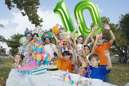 2 Balloon Numbers, 40In Green Balloons - Image 4