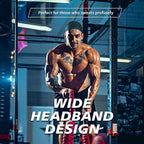 Wide Headbands for Men, Men’s Headbands for Long Hair, Head Bands for Men for Workout, Running, Baseball, Football, Tennis, Basketball, Softball, 8 Pieces
