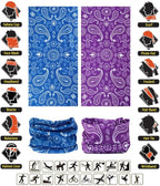 Headband Neck Gaiter Head Wrap Headwear Face Mask Magic Scarf Bandana for Men and Women